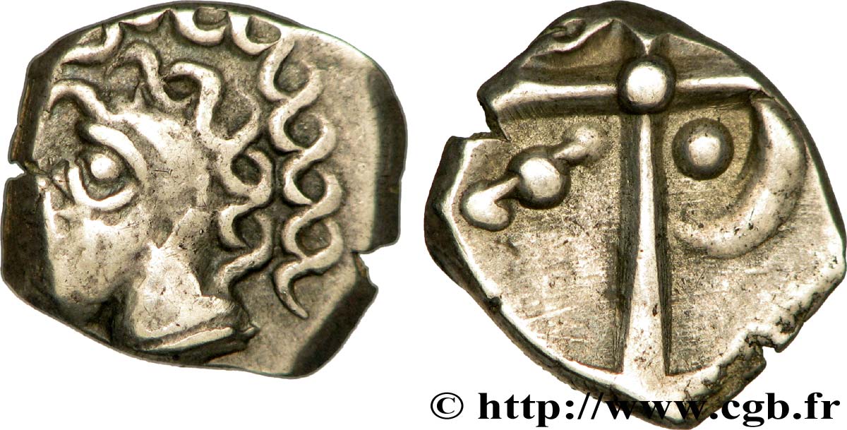 GALLIA - SUDOESTE DE LA GALLIA - TOLOSATES (Región de Vieja-Tolosa) Drachme “à la tête négroïde”, exemplaire S. 101 EBC