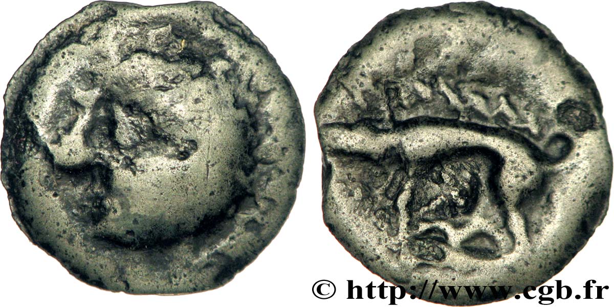 HAUTE ET MOYENNE SEINE Potin à la tête chauve TB+/TTB+