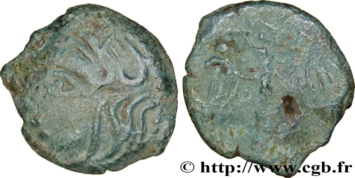 GALLIA - CARNUTES (Regione della Beauce) Bronze à l’aigle q.BB/q.MB