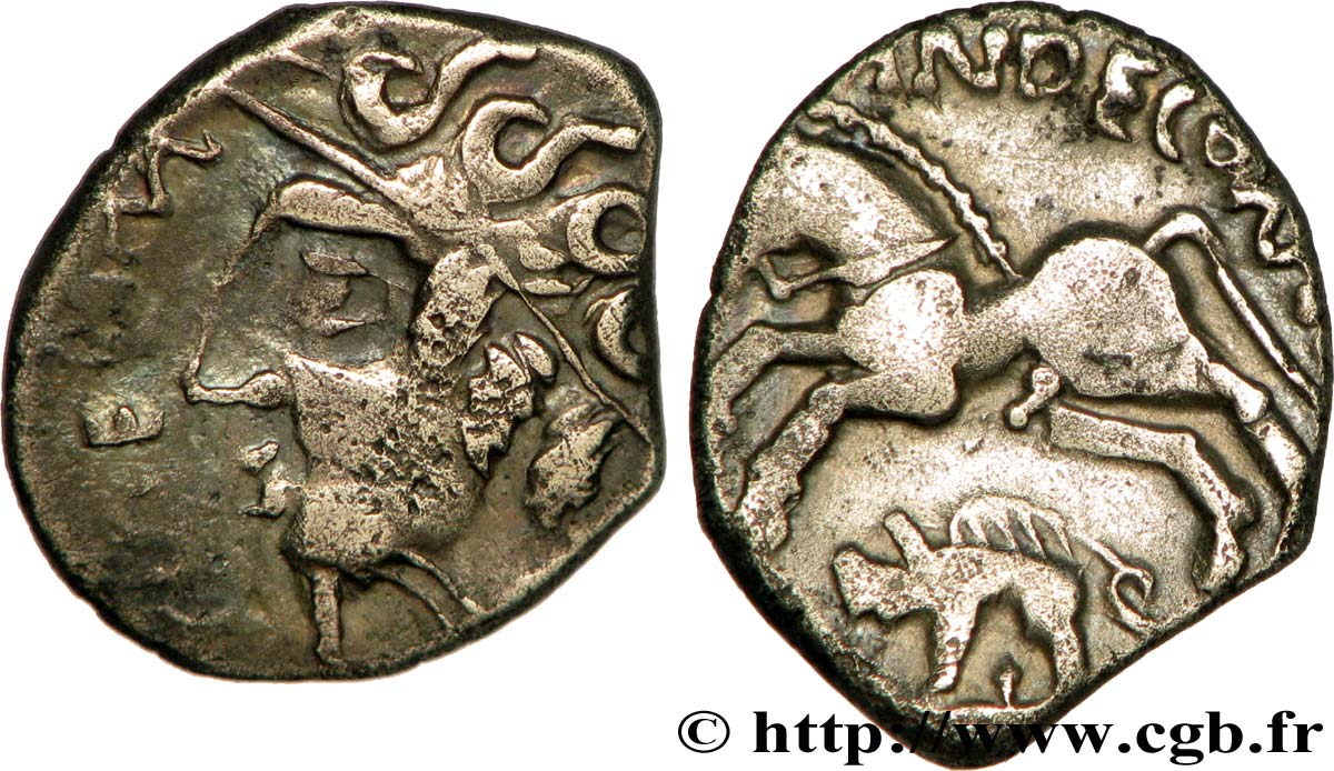 CARNUTES (Région de la Beauce) Denier ANDECOM / ANDECOMBOS TTB/TTB+