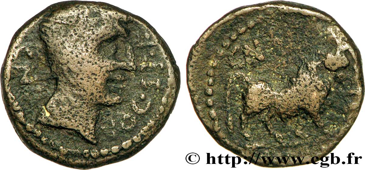 HISPANIA - IBERICO - CASTULO/KASTILO (Province de Jaen/Calzona) Demi unité de bronze ou semis BC