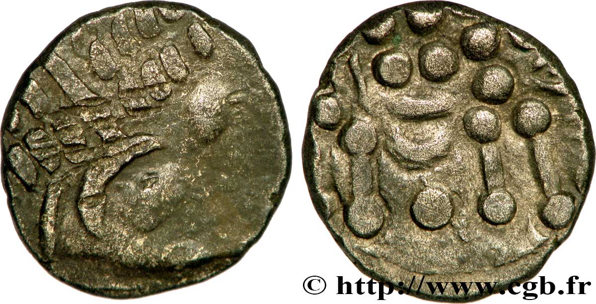 BRETAGNE - DUROTRIGES Statère de billon, “Durotrigan E” TB/TB+