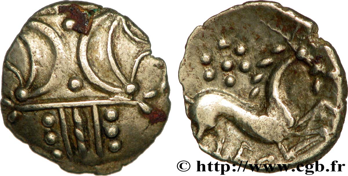 ICENI - ICÉNIENS Unité ou denier en argent “East-Anglian type” SUP