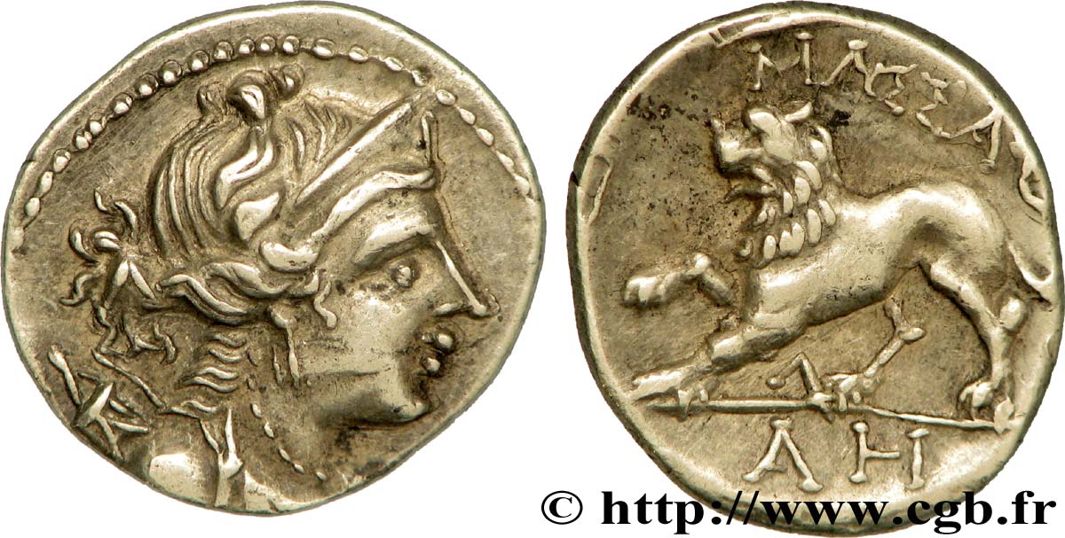 MASSALIA - MARSEILLE “Drachme légère” ou tétrobole, lion à gauche SUP