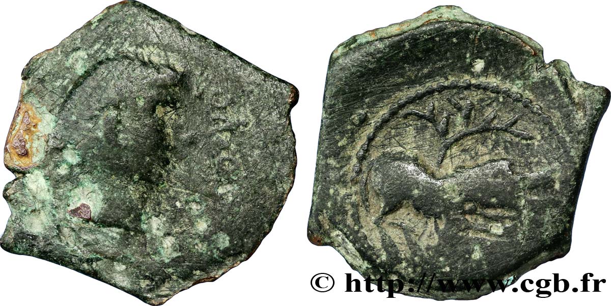 SANTONES (Area of Saintes) Bronze CONTOVTOS (quadrans) XF