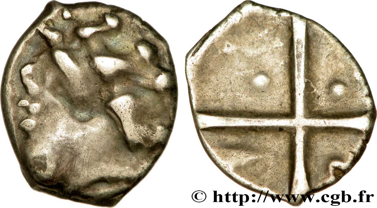 GALLIA - SOUTH WESTERN GAUL - LONGOSTALETES (Area of Narbonne) Drachme “au style languedocien”, S. 289 XF