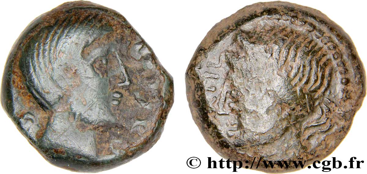 GALLIEN - CARNUTES (Region die Beauce) Lot de deux bronzes PIXTILOS lot