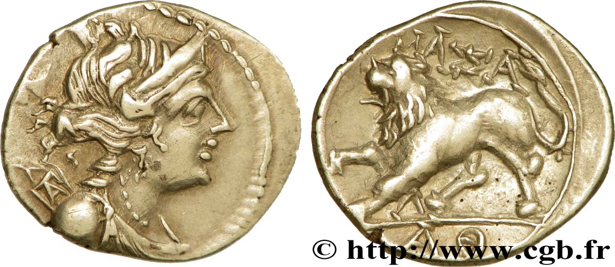 MASSALIA - MARSEILLE “Drachme légère” ou tétrobole, lion à gauche SUP