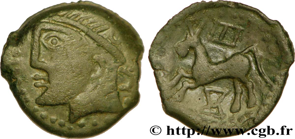 PARISII, Incertaines (Région de Paris) Bronze au cheval - LT. 7134 TTB