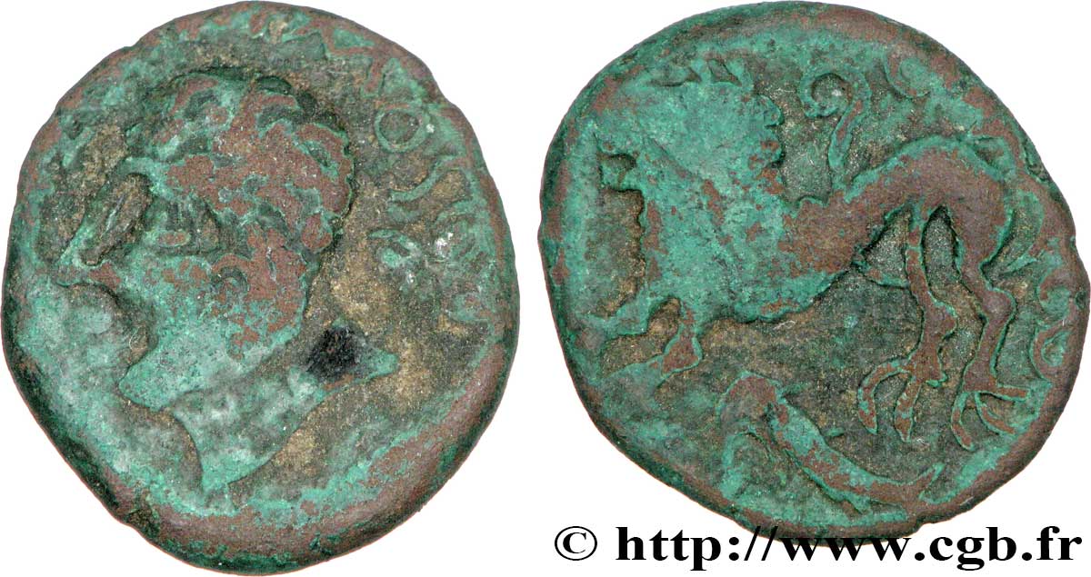 GALLIA BELGICA - REMI (Región de Reims) Bronze ATISIOS REMOS, classe II BC+