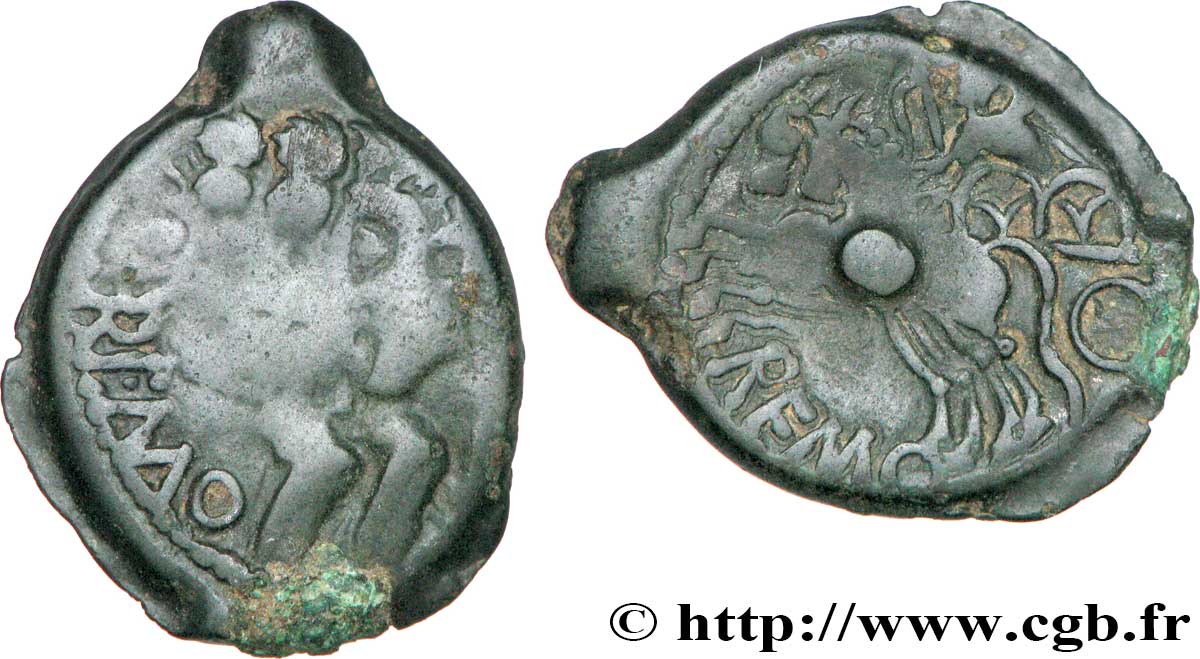GALLIA BELGICA - REMI (Regione di Reims) Bronze REMO/REMO MB/q.BB