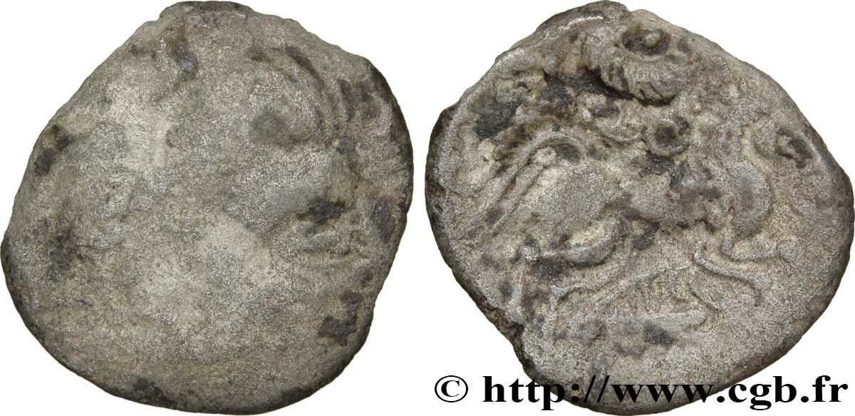 GALLIA - ARMORICA - CORIOSOLITÆ (Regione di Corseul, Cotes d Armor) Statère de billon, classe I au nez droit q.MB/BB