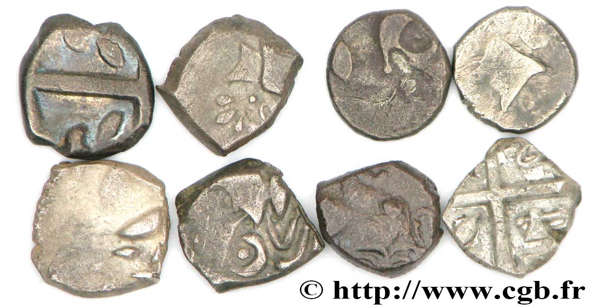 VOLQUES TECTOSAGES (région de Toulouse) Lot de 8 drachmes à la croix, variées lot