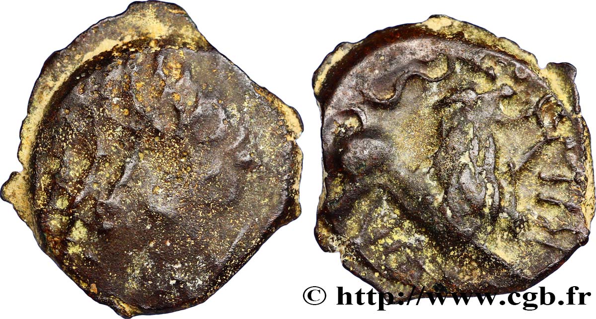 GALLIEN - BITURIGES CUBI (Region die Bourges) Bronze CAMBIL S/SS