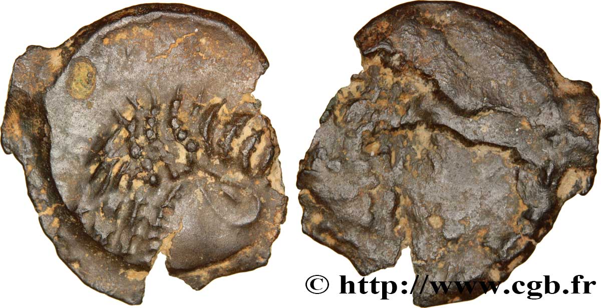 GALLIEN - BITURIGES CUBI (Region die Bourges) Bronze CAMBIL fVZ/S