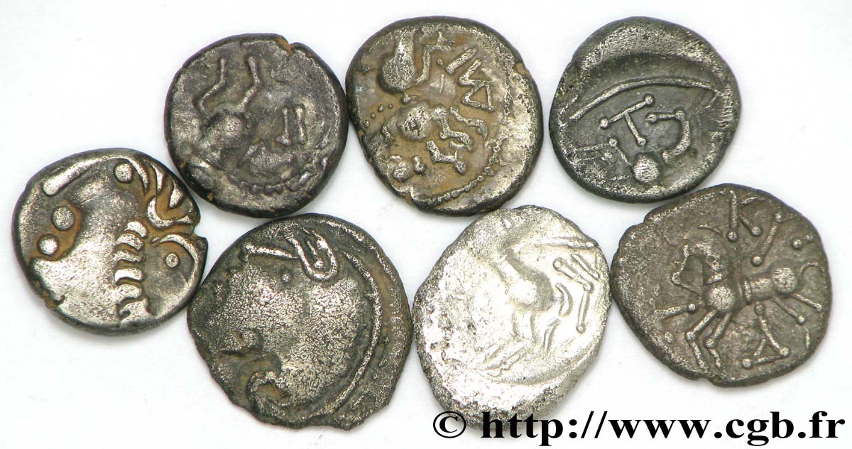 GALLO-BELGIAN - CELTIC Lot de 7 deniers lot