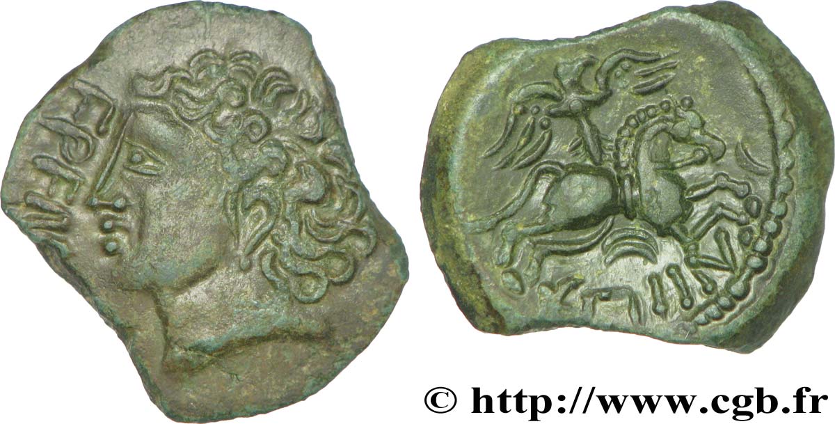 GALLIA BELGICA - MELDI (Area of Meaux) Bronze EPENOS AU/AU