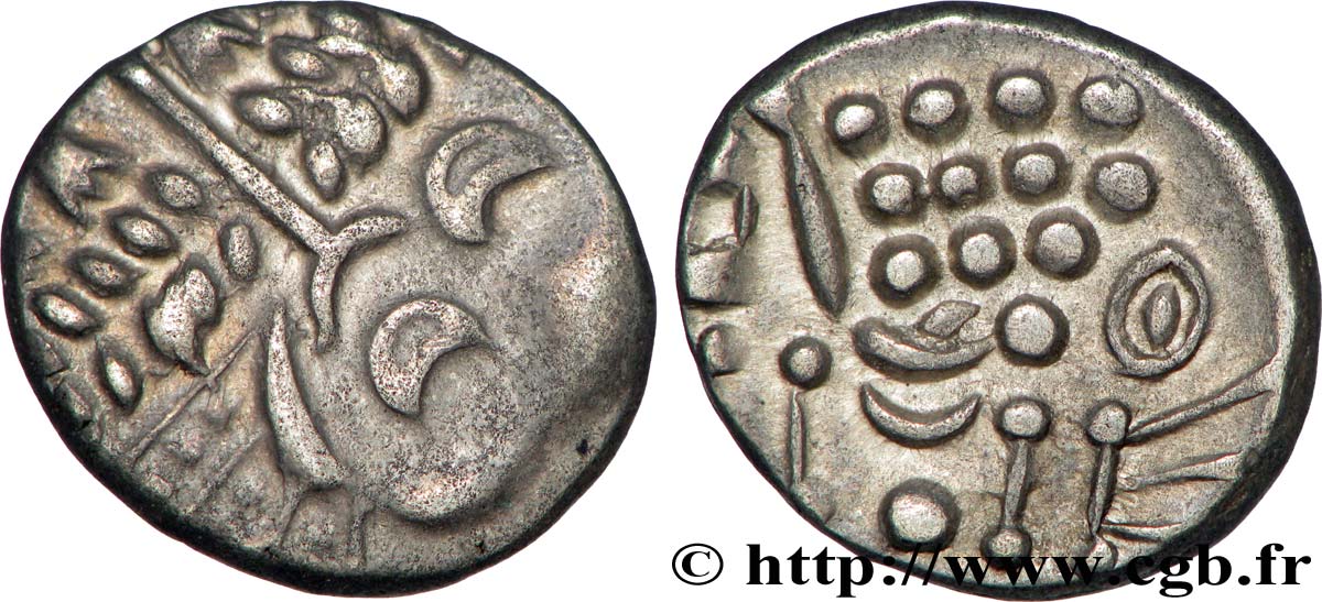 BRETAGNE - DUROTRIGES Statère d’argent, “Durotrigan E” TTB+/SUP