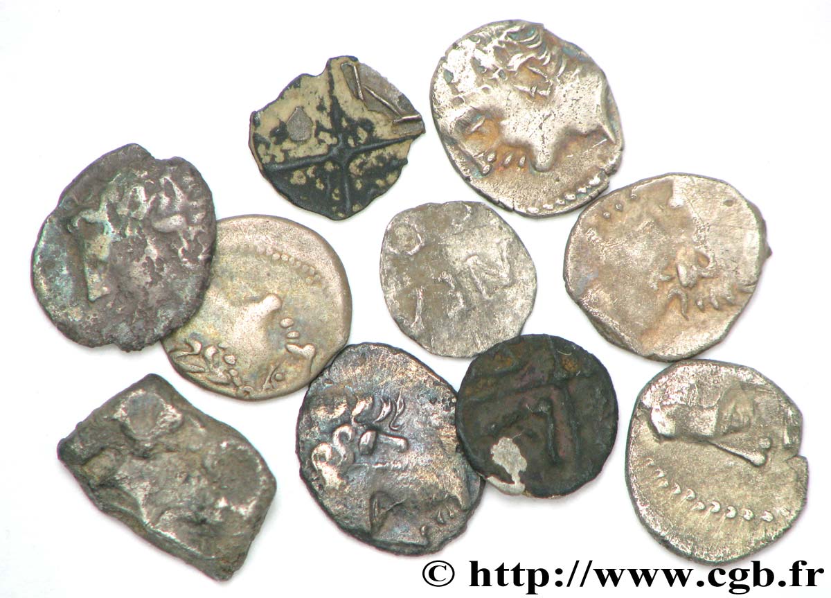 MASSALIA - MARSEILLE Lot d’oboles variées (10 monnaies) lot