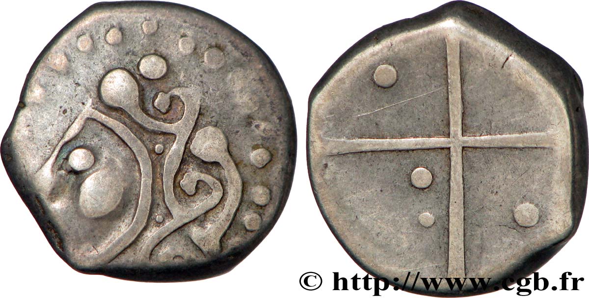 GALLIA - SOUTH WESTERN GAUL - LONGOSTALETES (Area of Narbonne) Drachme “au style languedocien”, S. 281 bis AU/XF