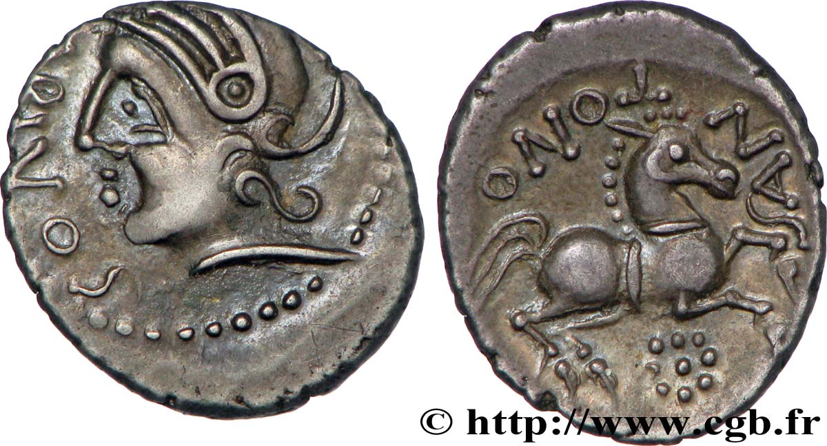SANTONS / CENTRE-OUEST, Incertaines Denier ARIVOS / SANTONO SPL