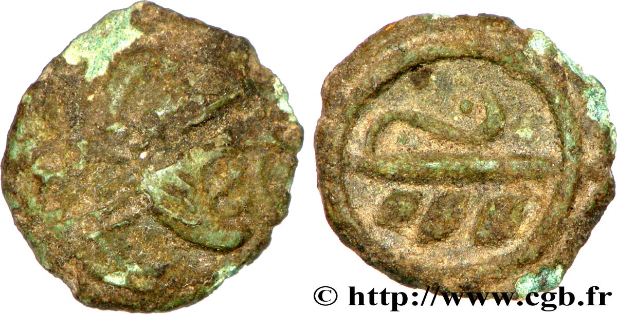 GALLIA - CALETI (Regione di Pays de Caux) Bronze à l esse et aux chevrons MB/q.BB