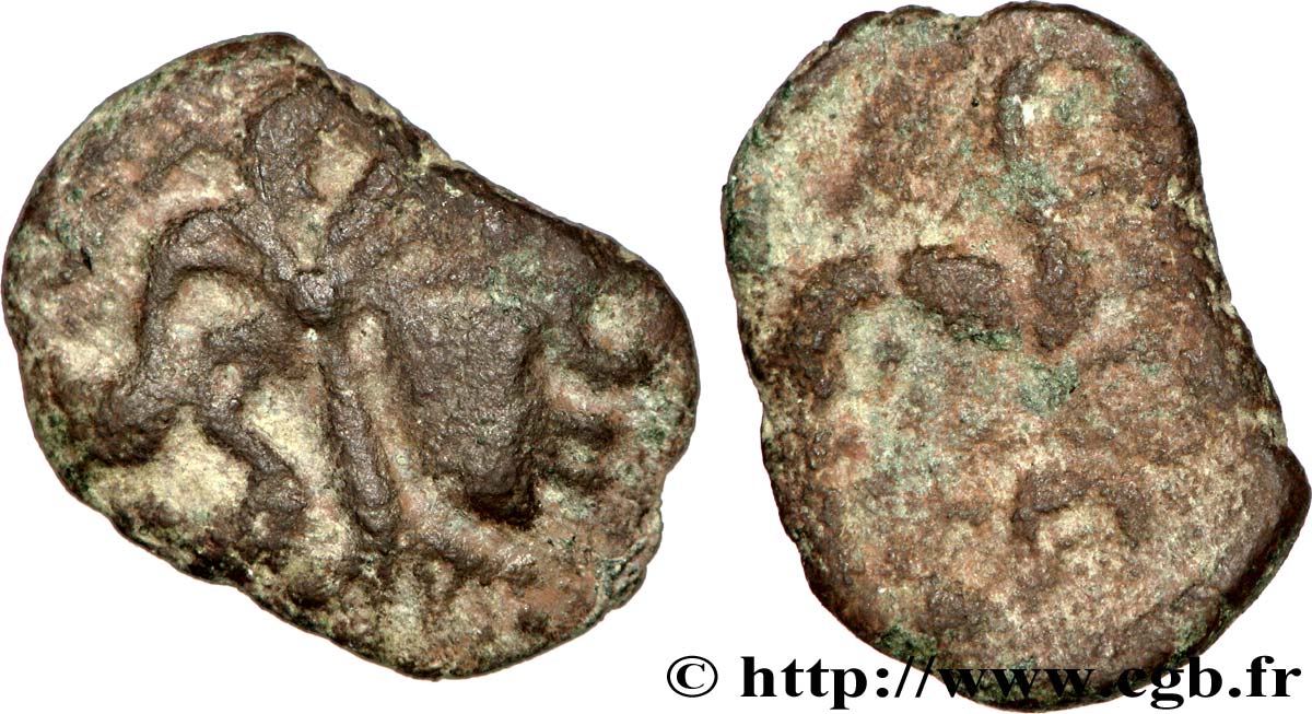 GALLIA - BAÏOCASSES (Regione di Bayeux) Statère de bronze MB