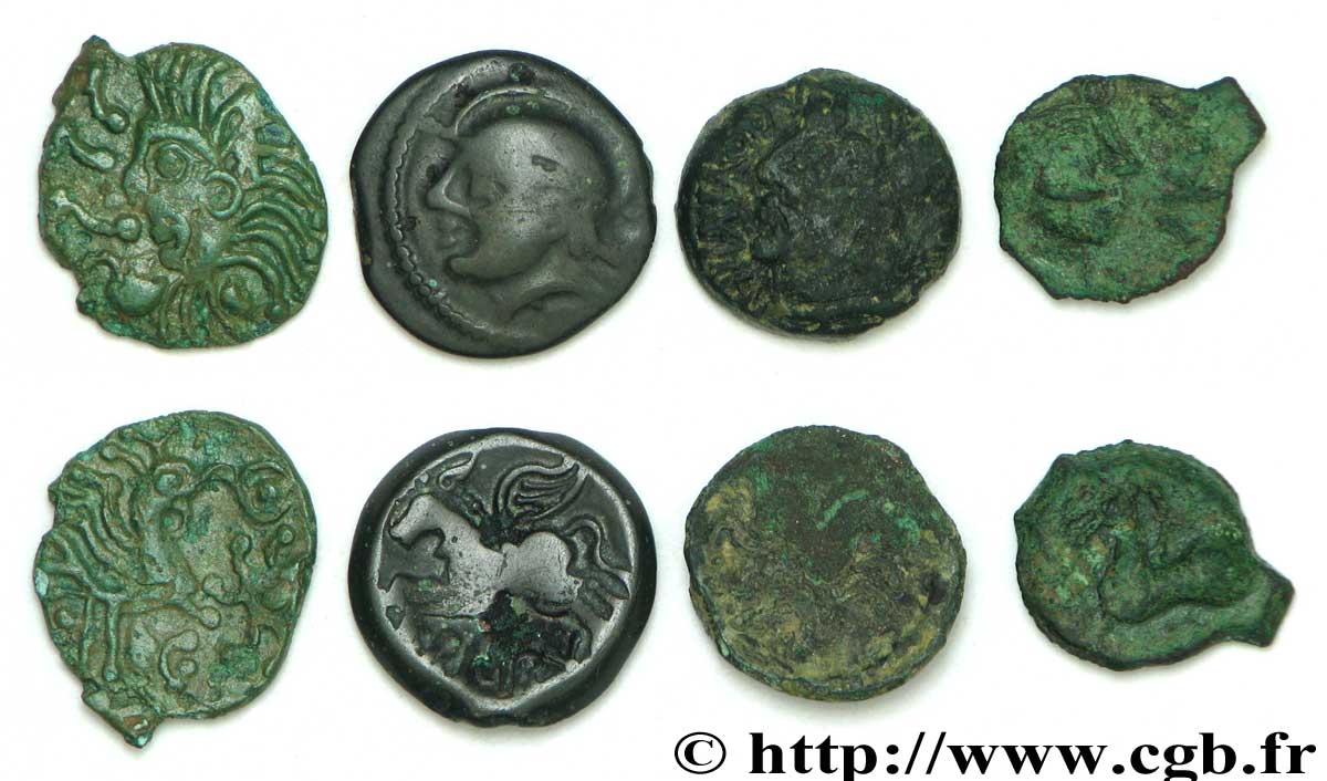 Gaule Lot de 4 bronzes variés lot