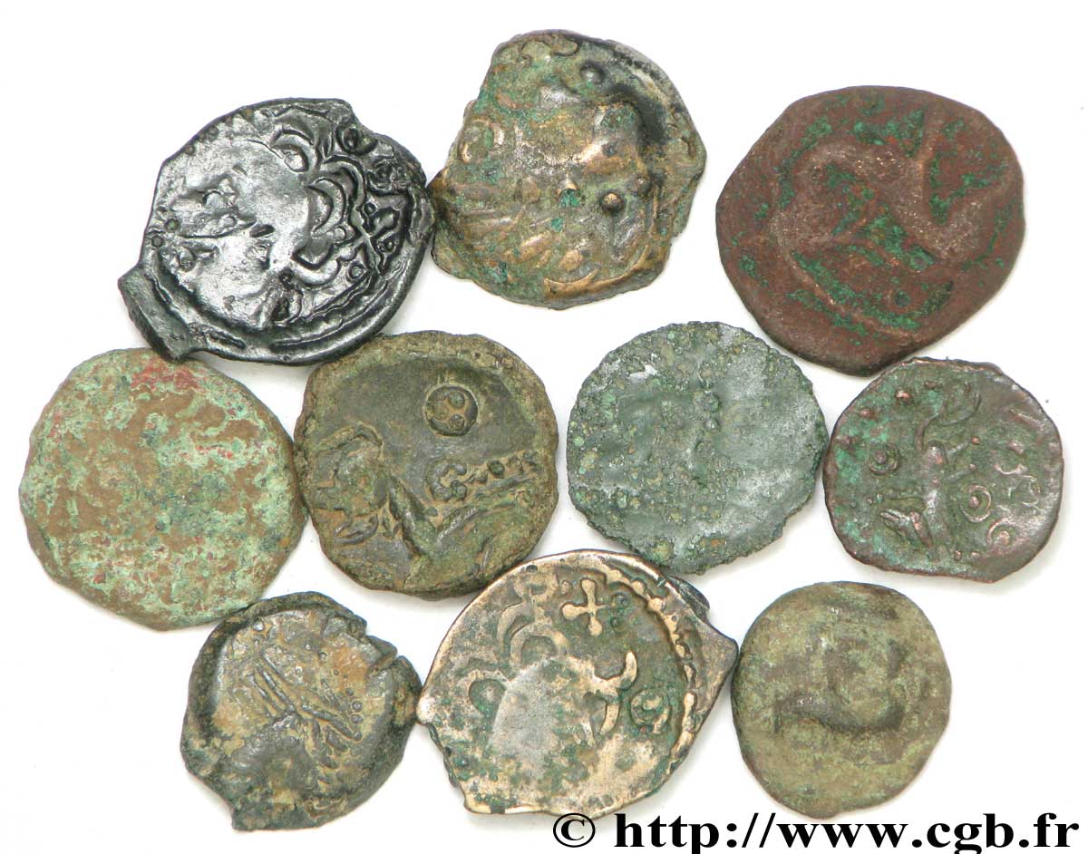 Gallia Lot de 10 bronzes variés lotto