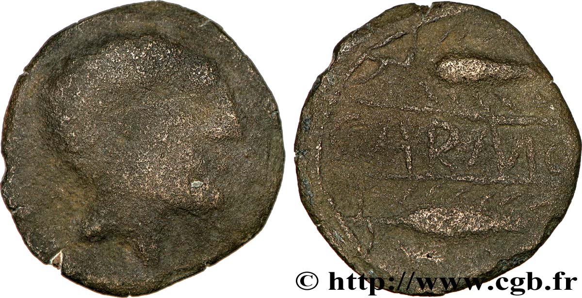 HISPANIA - CARMO - CARMONA (Province of Sevilla) Unité de bronze ou as q.MB/MB