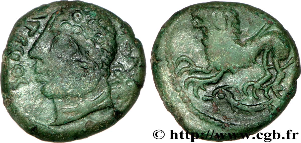 GALLIA BELGICA - REMI (Regione di Reims) Bronze ATISIOS REMOS, classe II q.SPL