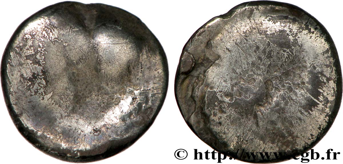 GALLIA - SOUTH WESTERN GAUL - TARUSATES (Area of Tartas) Drachme dite “à la paire de fesses” XF