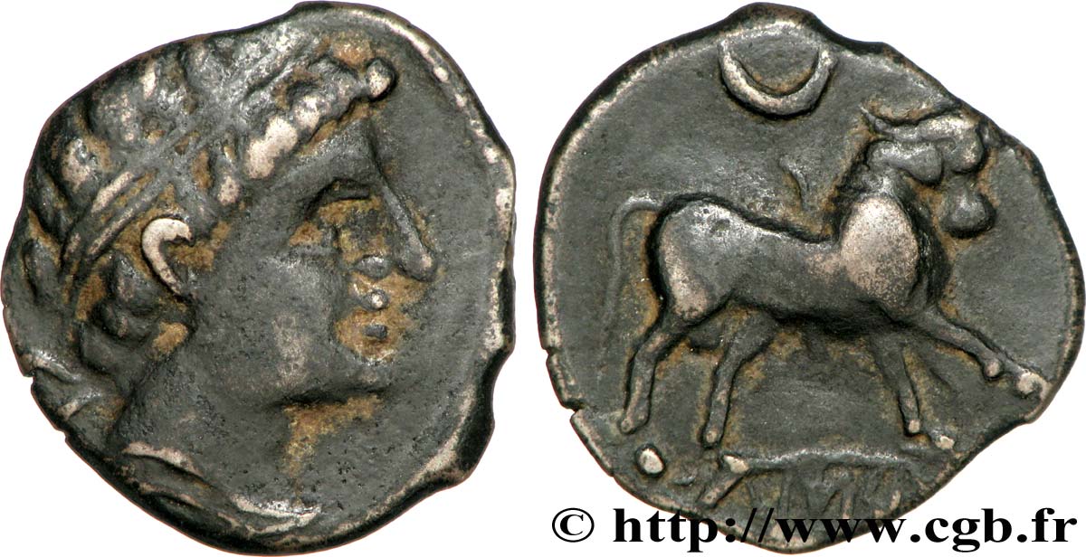 HISPANIA - CASTULO/KASTILO (Province de Jaen/Calzona) Unité de bronze ou semis au taureau TTB+