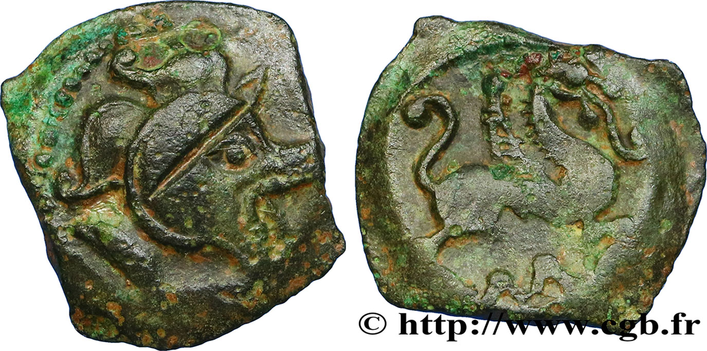BITURIGES CUBI, UNSPECIFIED Bronze au loup et au pégase, à l’M AU/XF