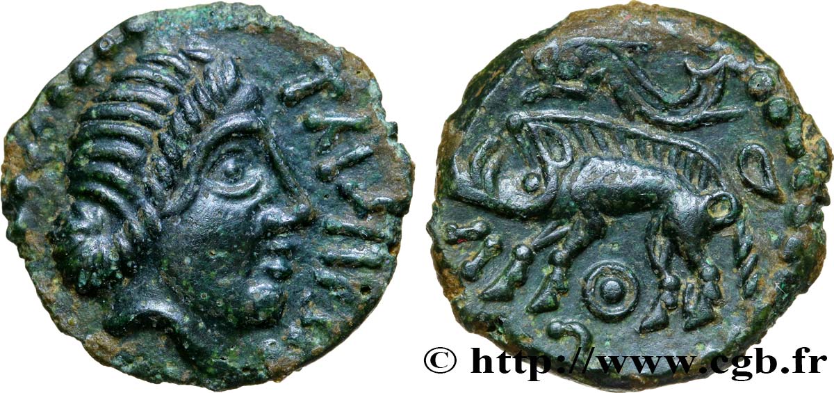 VELIOCASSES (Región de Normandia) Bronze TARVSIS (ou STRATOS) EBC