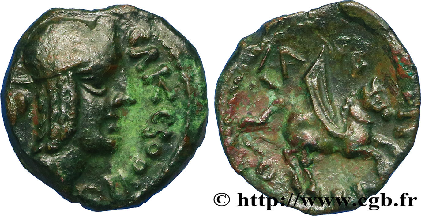 GALLIA - CARNUTES (Area of the Beauce) Bronze TASGIITIOS AU/XF
