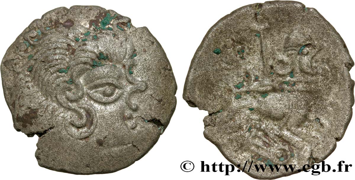 GALLIA - ARMORICA - CORIOSOLITÆ (Regione di Corseul, Cotes d Armor) Statère de billon, classe IVb, œil en amande pointé SPL/BB