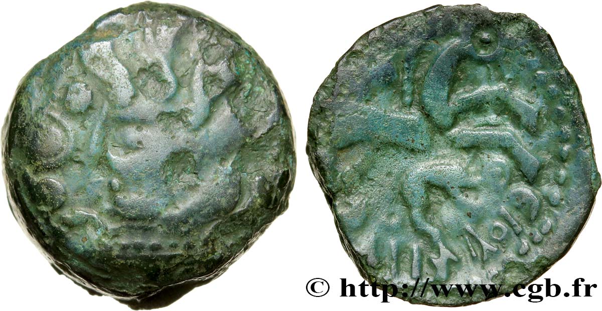 GALLIA BELGICA - SUESSIONES (Regione de Soissons) Bronze DEIVICIAC, classe I q.BB