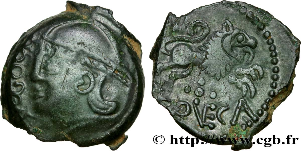 GALLIA BELGICA - MELDI (Area of Meaux) Bronze ROVECA, classe IV XF