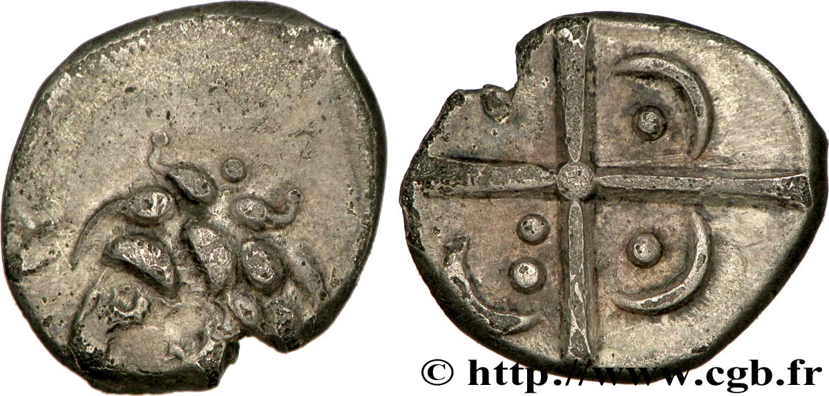 GALLIA - SUDOVESTE DELLA GALLIA LONGOSTALETES (Regione di Narbonne) Drachme “au style languedocien”, S. 279 q.SPL