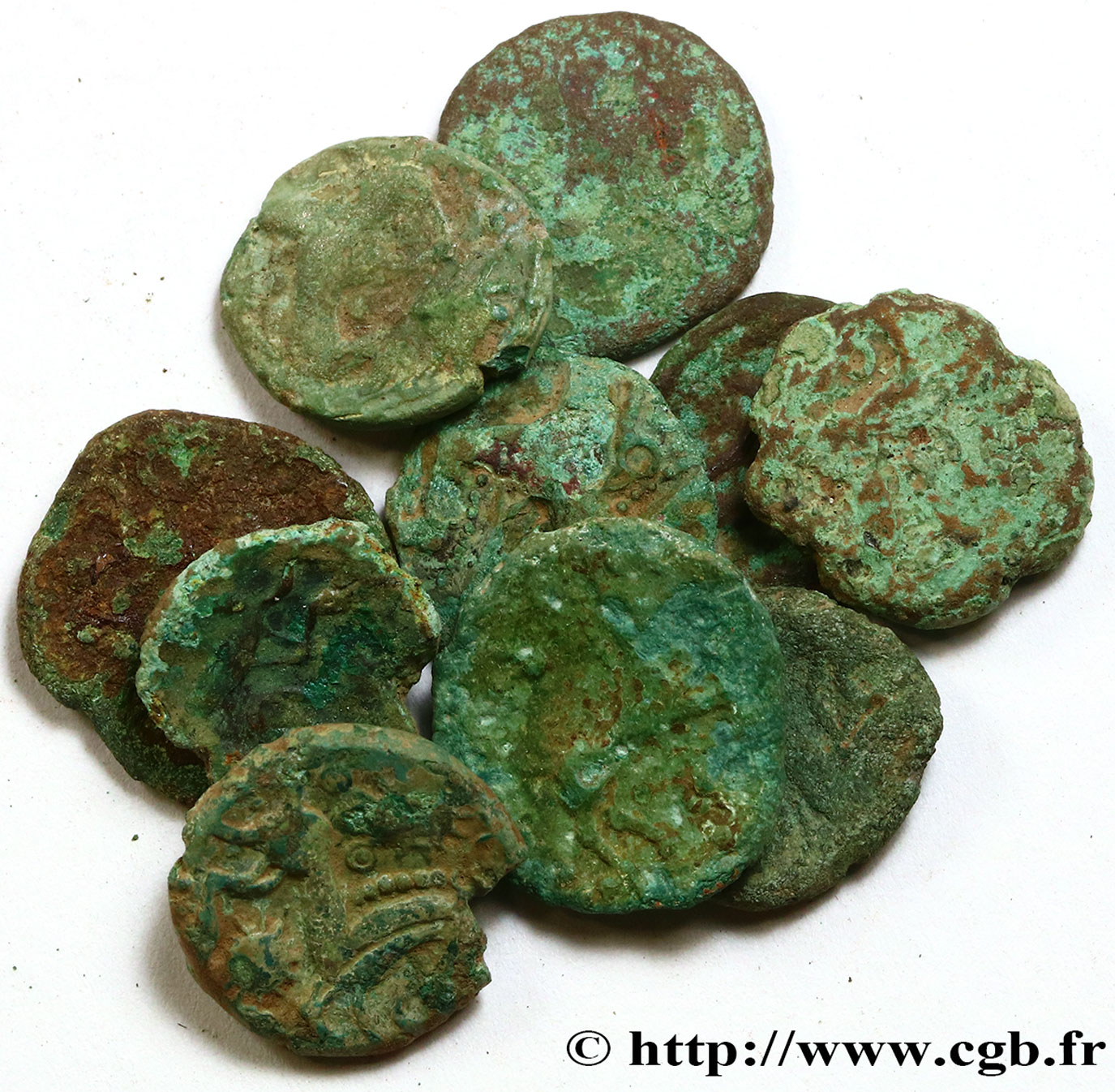 BELLOVAQUES / AMBIANI, Unspecified Lot de 10 bronzes lot