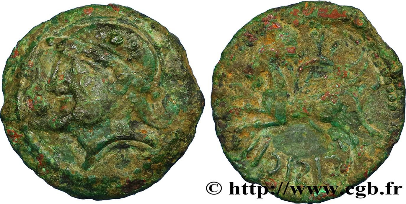 GALLIA BELGICA - SUESSIONES (Región de Soissons) Bronze CRICIRV BC+/BC