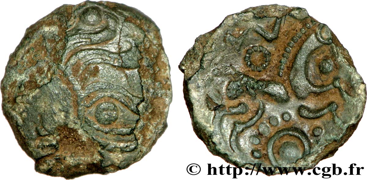 GALLIA - AULERCI EBUROVICES (Regione d Evreux) Bronze au cheval q.BB/BB