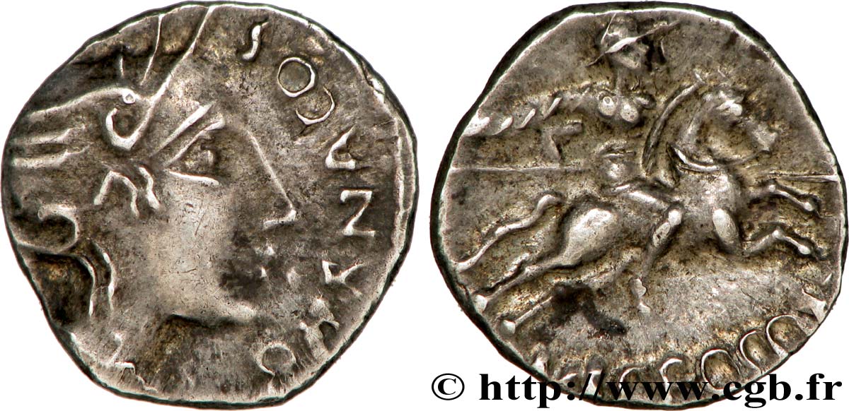VALLÉE DU RHÔNE Denier au cavalier DVRNACOS / AVSCRO TTB+