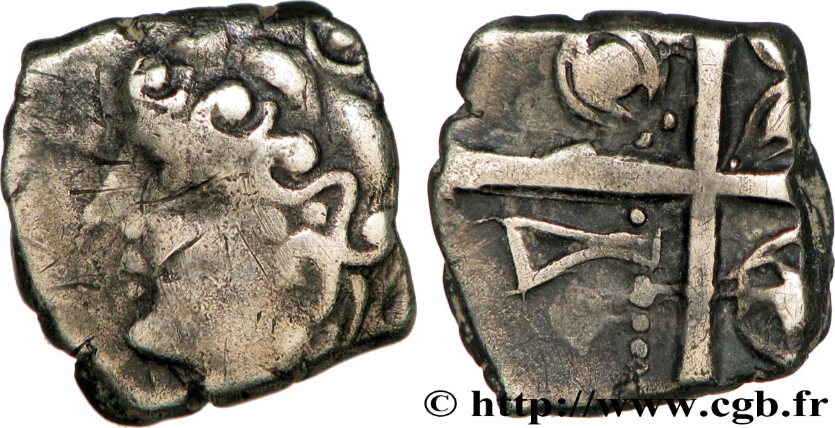 PETROCORES / NITIOBROGES, Incertaines Drachme “au style flamboyant”, S. 143 TTB/TTB+