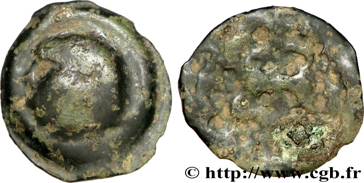 BITURIGES CUBI, UNSPECIFIED Potin au cheval VF/VF