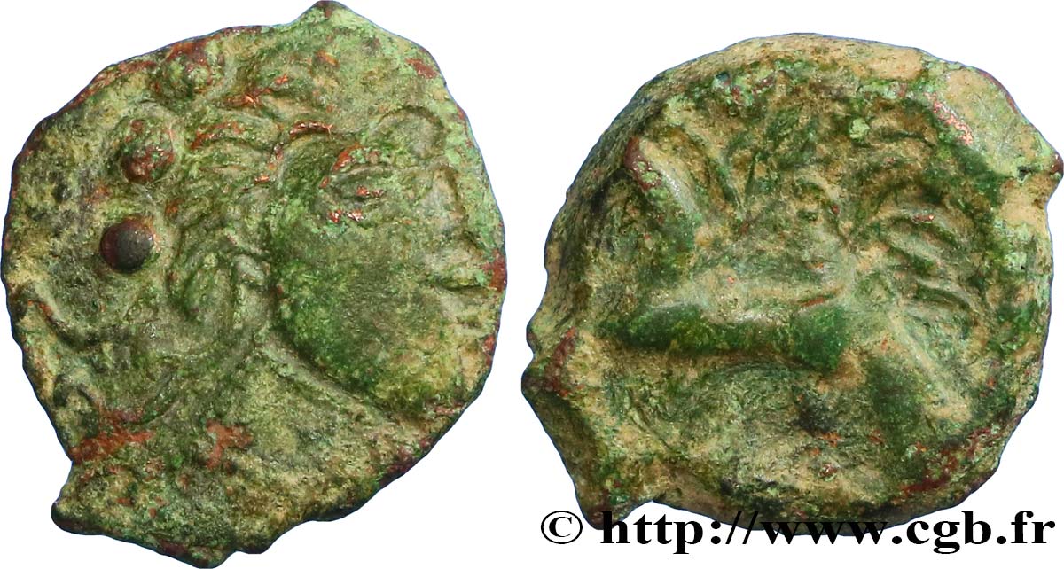 RÈMES (Région de Reims) Bronze au cheval et aux annelets TTB/TB+