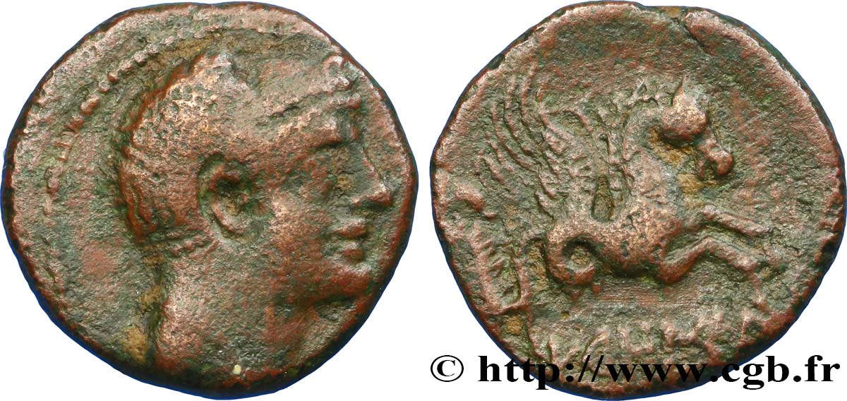 GALLIA - NEDENES (oppidum of Montlaures) Bronze à l hippocampe XF