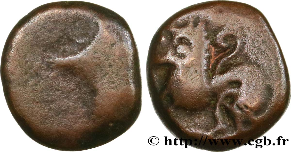 GALLIA BELGICA - REMI (Región de Reims) Bronze ATISIOS REMOS, classe indéterminée BC