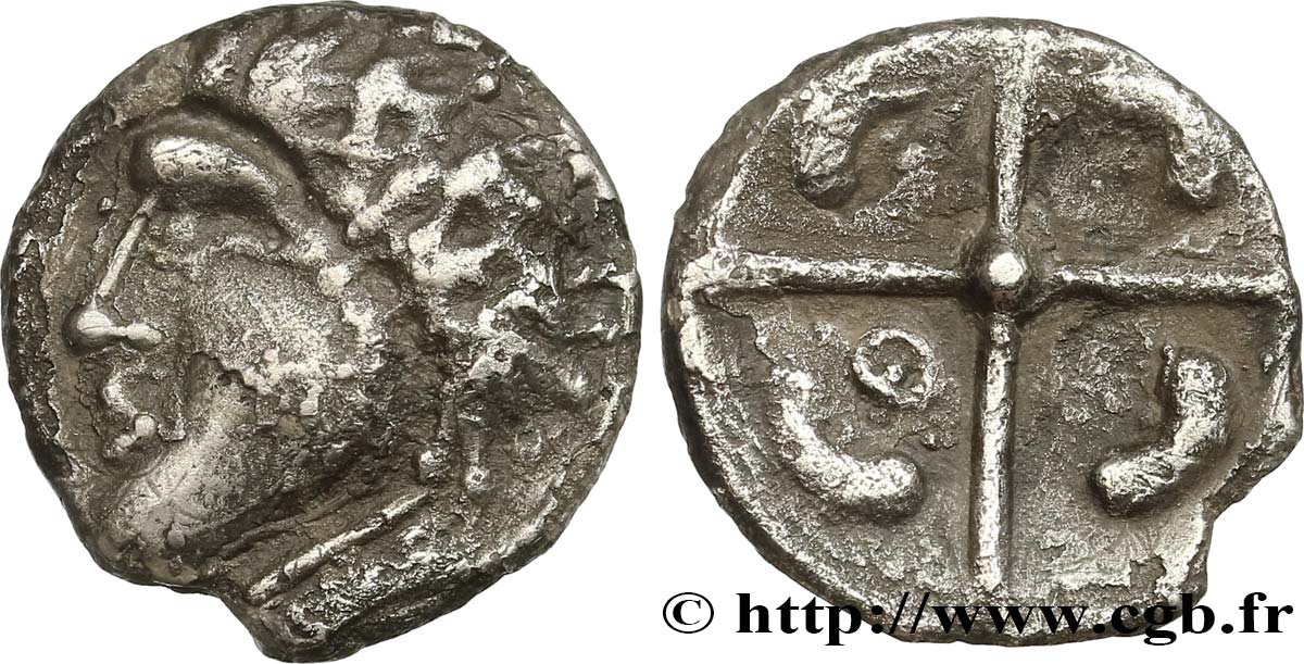 GALLIA - SUDOVESTE DELLA GALLIA LONGOSTALETES (Regione di Narbonne) Drachme “au style languedocien”, S. 315 BB